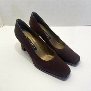 Women's Sz 7 Vintage Stuart Weitzman Brown Suede